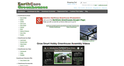 Desktop Screenshot of earthcaregreenhouses.com